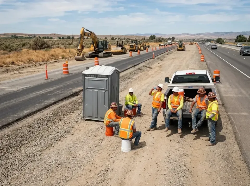 highway-road-construction-crew-007 — frequently asked questions, Porta Potty and Restroom Rentals in Rawlins, WY